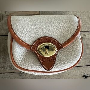 Vintage Dooney Wild West Licorice Cream Calvary Crossboday/Belt Bag